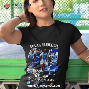 novak djokovic 24 grand slams the goat us open 2023 champion memories shirt tshirt 1