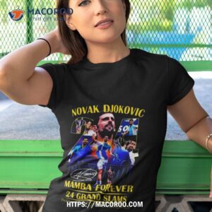 novak djokovic mamba forever 24 grand slams thank you for the memories signature shirt tshirt 1