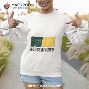 oakland athletics vs san diego padres house divided shirt sweatshirt 1