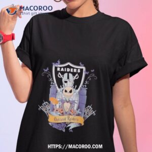oakland raiders jack skellington this is the nightmare halloween 2023 shirt tshirt 1