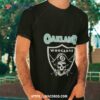 Oakland Who Cares 8 Raiders Skull Shirt