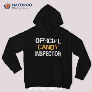 official candy inspector for mom or dad halloween tshirt hoodie