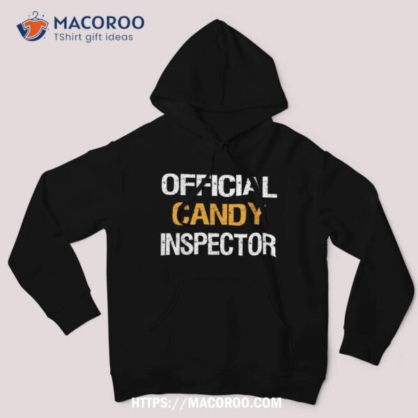 Official Candy Inspector For Mom Or Dad – Halloween Tshirt