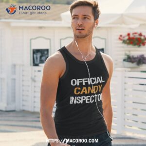 official candy inspector for mom or dad halloween tshirt tank top