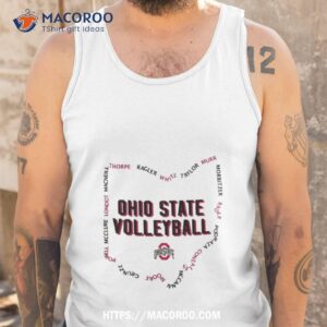 ohio state buckeyes volleyball team roster 50ix shirt tank top