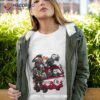 Oklahoma Sooners Horror Movies Characters Bus Halloween 2023 Shirt