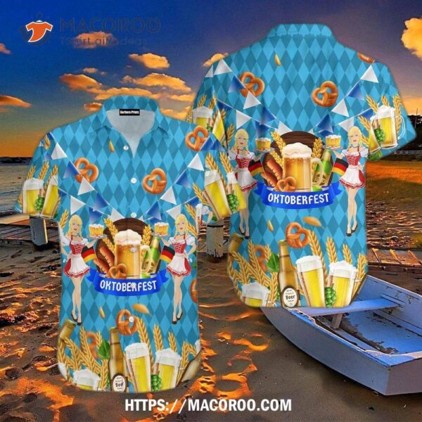 Oktoberfest Celebration Beer Aloha Hawaiian Shirt