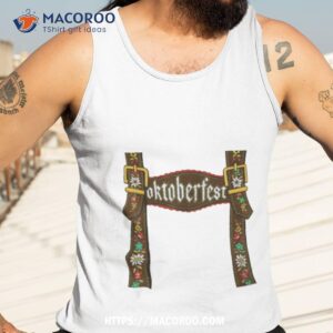 oktoberfest lederhosen costume cute german bavarian shirt tank top 3
