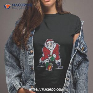 old school patriots santa logo shirt tshirt 2