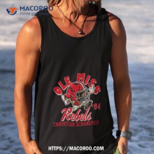 ole miss rebels christian schanefelt 2023 ncaa football shirt tank top