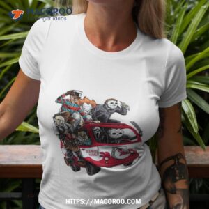 Ole Miss Rebels Horror Movies Characters Bus Halloween 2023 Shirt