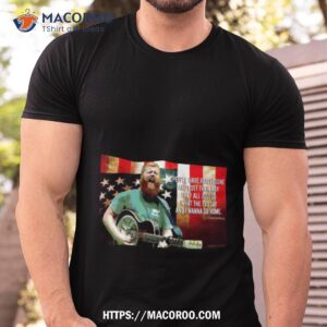 Oliver Anthony American Flag Shirt