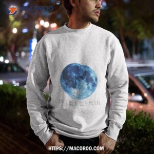 once in a blue moon super blue moon 2023 shirt sweatshirt