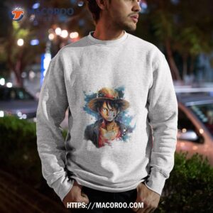 one piece monkey d luffy character arshirt sweatshirt