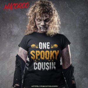 one spooky cousin matching family halloween shirt tshirt