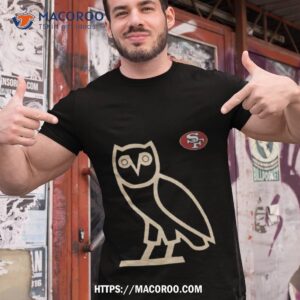 Ovo Scarlet San Francisco 49ers Owl Logo T Shirt
