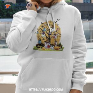 owls on halloween tree shirt hoodie 2
