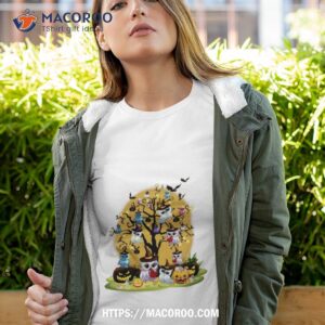 owls on halloween tree shirt tshirt 4
