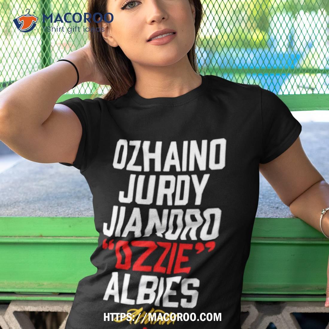 Ozzie Albies Atlanta Braves baseball I love him 2023 T-shirt
