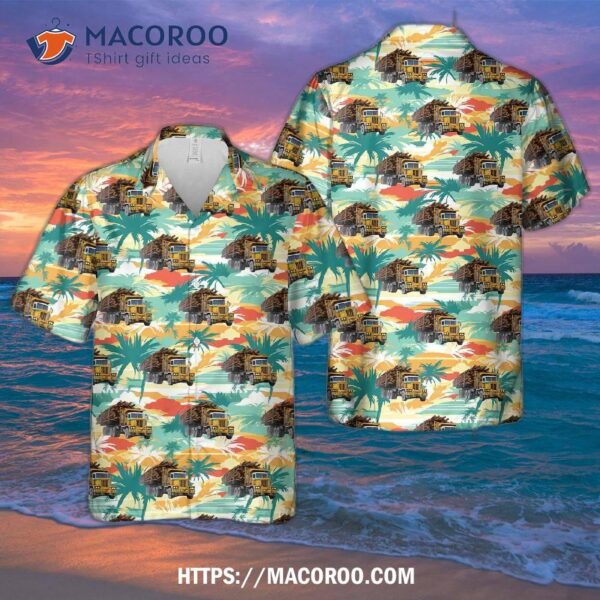 Pacific P12 Logging Truck Hawaiian Shirt