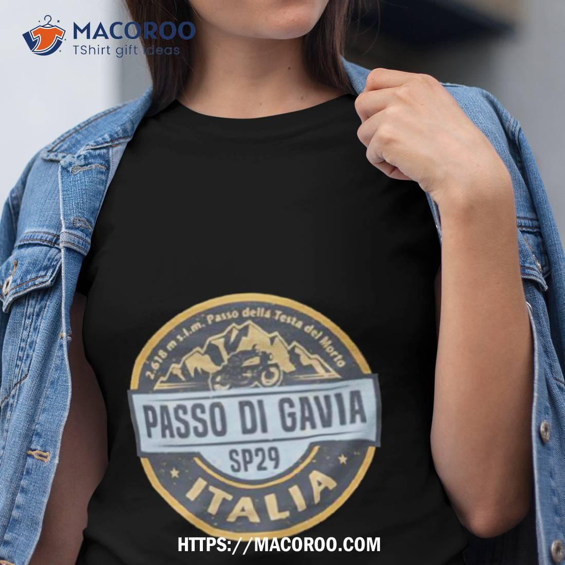 Passo Di Gavia Italy Round Logo Shirt Passo Di Gavia Italy Round Logo Shirt