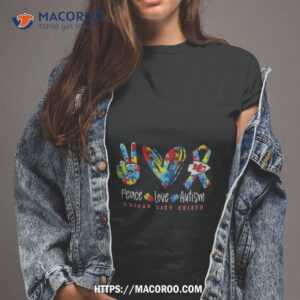 peace love autism kansas city chiefs nfl shirt tshirt 2