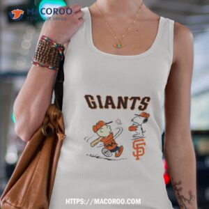 Peanuts Charlie Brown And Snoopy Playing Baseball San Francisco Giants Shirt 2 peanuts charlie brown and snoopy playing baseball san francisco giants shirt tank top 4