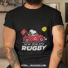 Peanuts Snoopy And Woodstock New Zealand Rugby On Car 2023 T Shirt