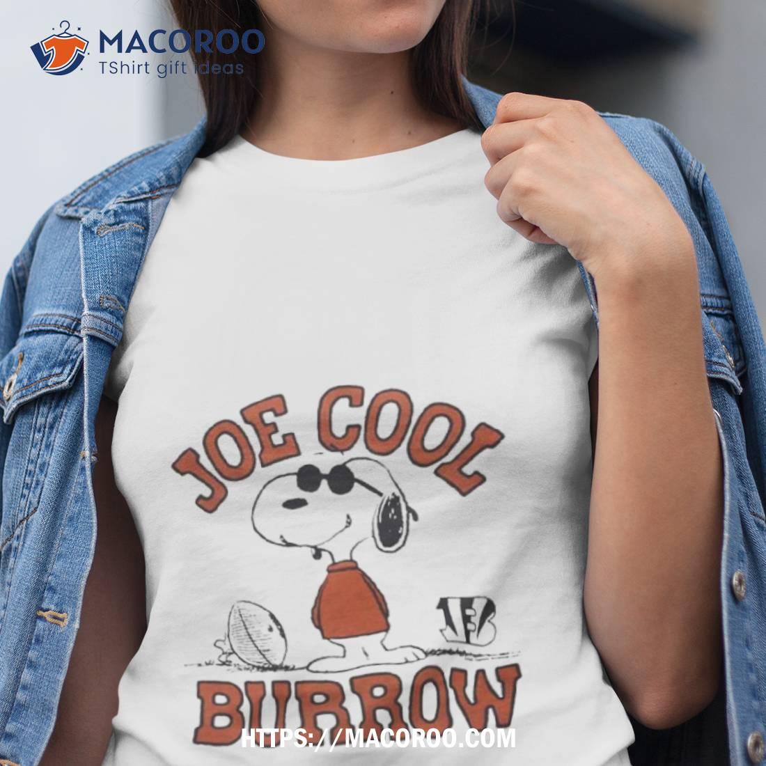 Peanuts X Bengals Joe Cool Burrow Shirt