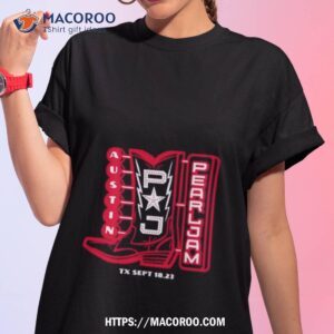 Pearl Jam Tour Moody Center Austin Tx Sept 18 2023 Shirt