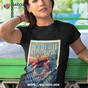 pearl jam with inhaler in austin texas moody center september 19th 2023 tour t shirt tshirt 1