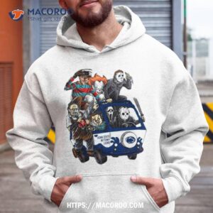 Penn State Nittany Lions Horror Movies Characters Bus Halloween 2023 Shirt