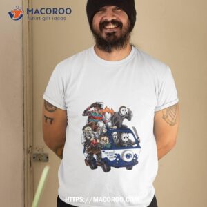 Penn State Nittany Lions Horror Movies Characters Bus Halloween 2023 Shirt