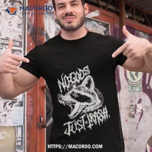 Pepper Raccoon No Gods Just Trash Shirt