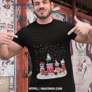 Peppermint Mocha Propofol Cute Christmas Nurse Rn Shirt