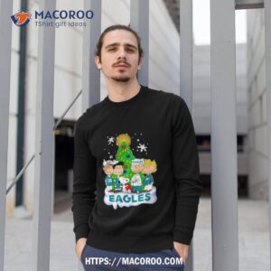 Philadelphia Eagles The Peanuts Christmas Tree Sweatshirt 2 philadelphia eagles the peanuts christmas tree sweatshirt sweatshirt 1