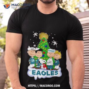 philadelphia eagles the peanuts christmas tree sweatshirt tshirt
