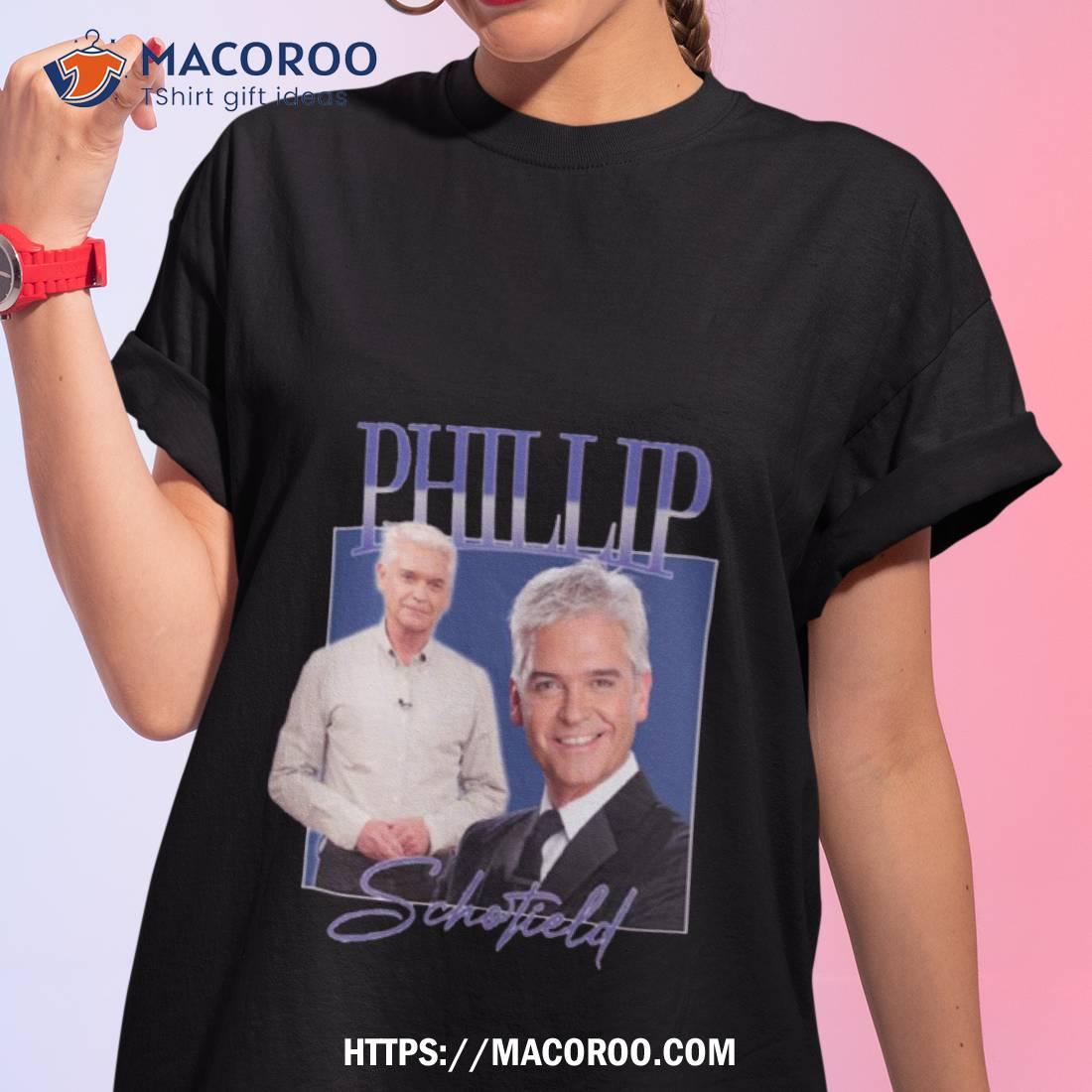 Phillip Schofield Tee Top Uk Tv Presenter Tribute 90’s Shirt Phillip Schofield Tee Top Uk Tv Presenter Tribute 90’s Shirt