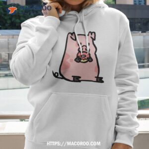 Pink Donut Piggy Pusheen Shirt