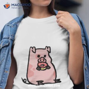 Pink Donut Piggy Pusheen Shirt