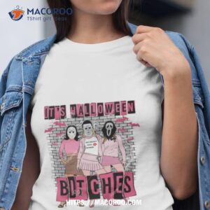 Pink Horror Friends It’s Halloween Bitches 2023 Shirt