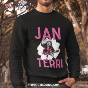 pink jan terri shirt sweatshirt