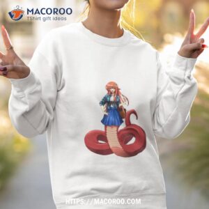 pink snake monster musume shirt sweatshirt 2