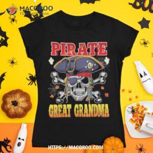 pirate great grandma skull crossbones halloween costume shirt tshirt 1