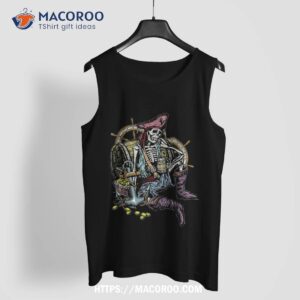 pirate skull halloween little boys girls kids teens shirt tank top