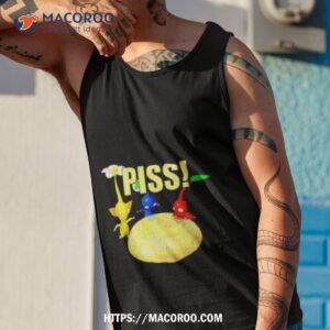 piss funny pikmin shirt tank top 1