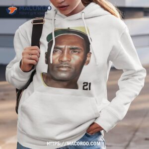 pittsburgh pirates roberto clemente mitchell and ness cream legends shirt hoodie 3