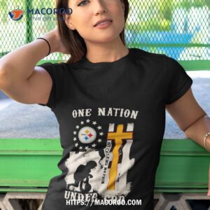 pittsburgh steelers one nation under god 2023 shirt tshirt 1