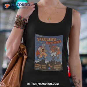 pittsburgh steelers vs cleveland browns 2023 gameday poster shirt tank top 4