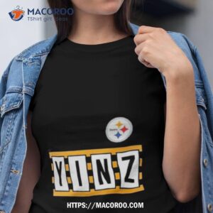 Pittsburgh Steelers Yinz Stripe T Shirt